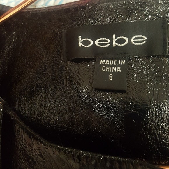 Patent Leather Cropped Trench by Bebe - Picture 2 of 8